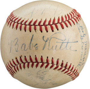 Heritage Auctions 1942RuthBaseball